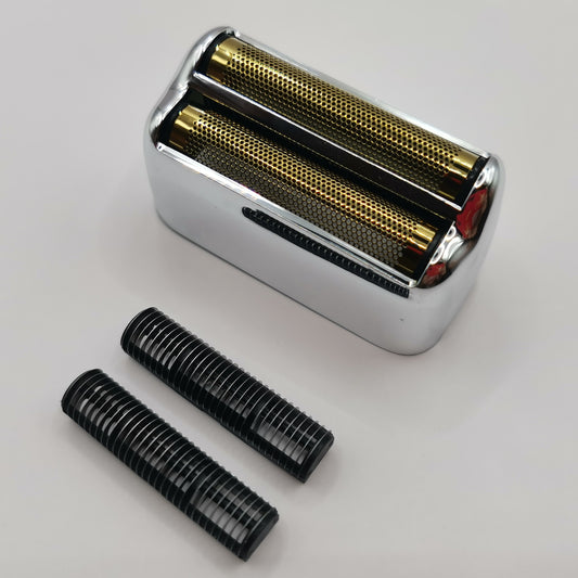 For Babyliss Pro Replacement Foil & 2X Blades for FoilFX02 Shaver #FXRF2G Silver