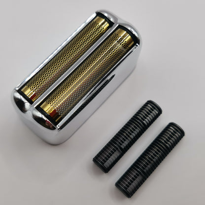 For Babyliss Pro Replacement Foil & 2X Blades for FoilFX02 Shaver #FXRF2G Silver